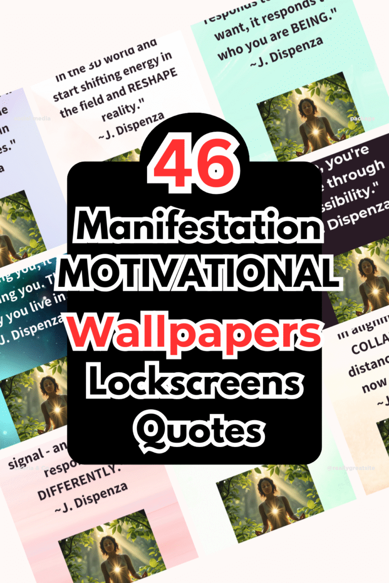 46 manifestation motivational quotes wallpaper