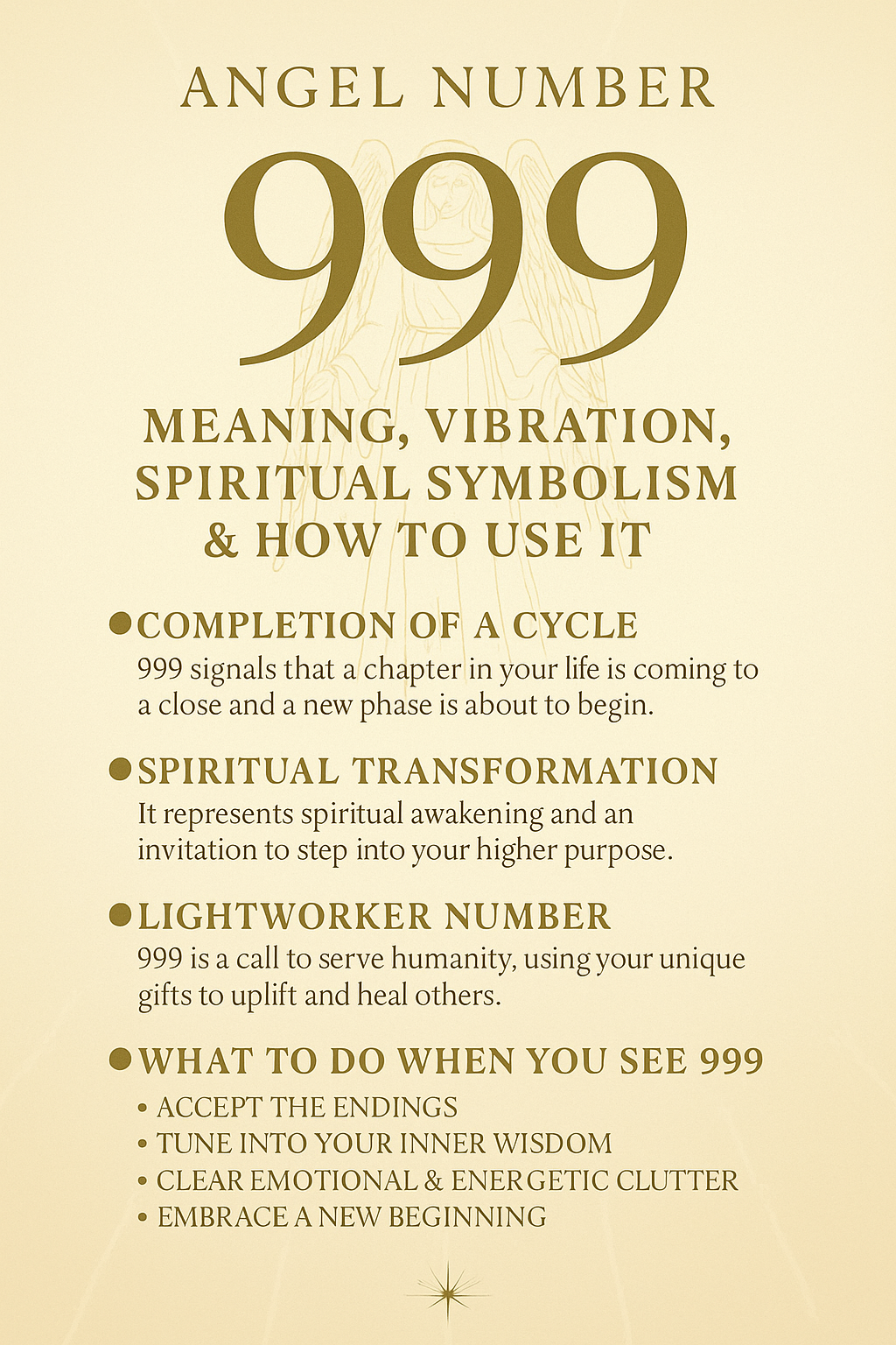 999 angel number meaning