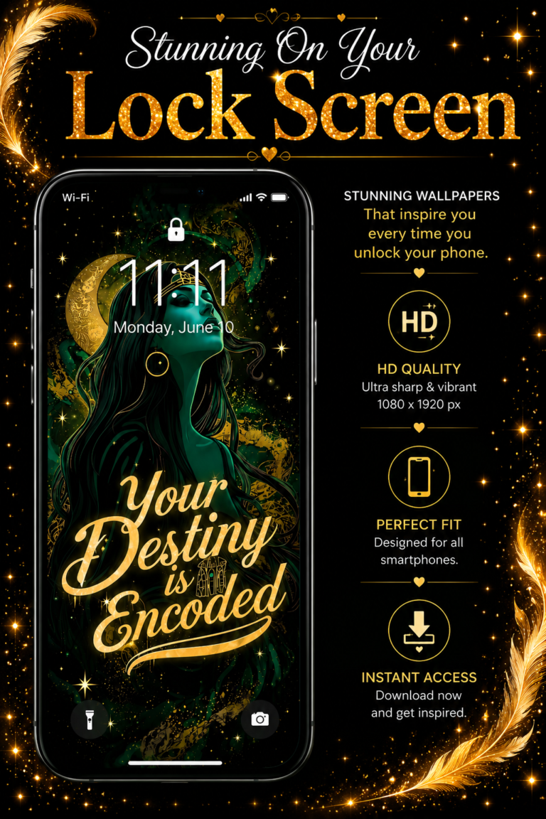 Spiritual Lock Screen Design Set ~ Mystical Phone Backgrounds